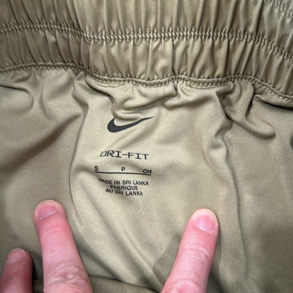 Nike One Dri-FIT Ultra High-Waisted 3" Brief-Lined Shorts in Neutral Olive Small - Picture 6 of 11